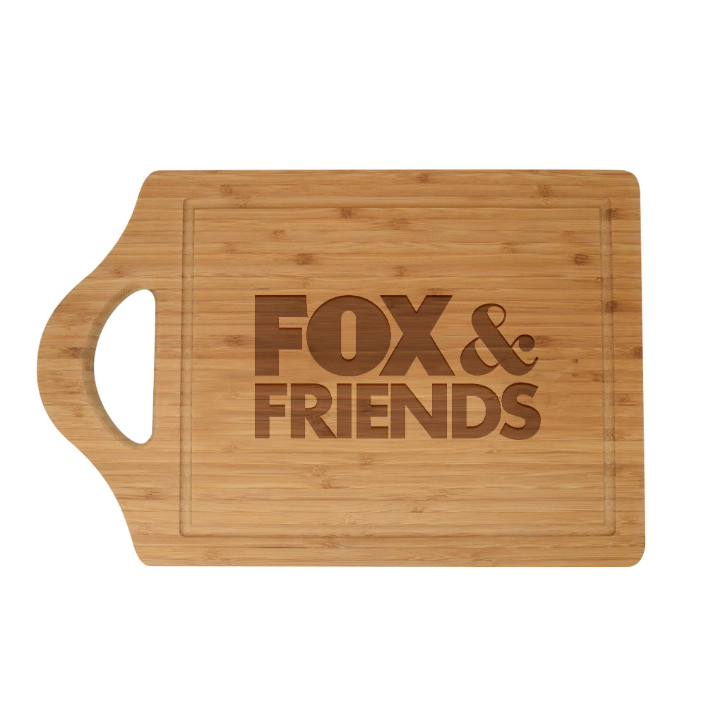 FOX & Friends Logo Laser Engraved Cutting Board