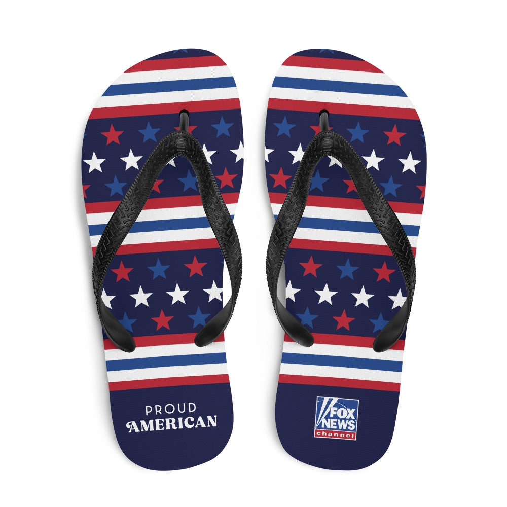 FOX News Proud American Flip Flops