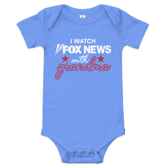 FOX News I Watch with Grandma Baby Bodysuit