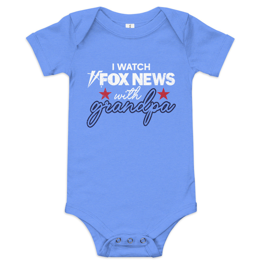 FOX News I Watch with Grandpa Baby Onesie