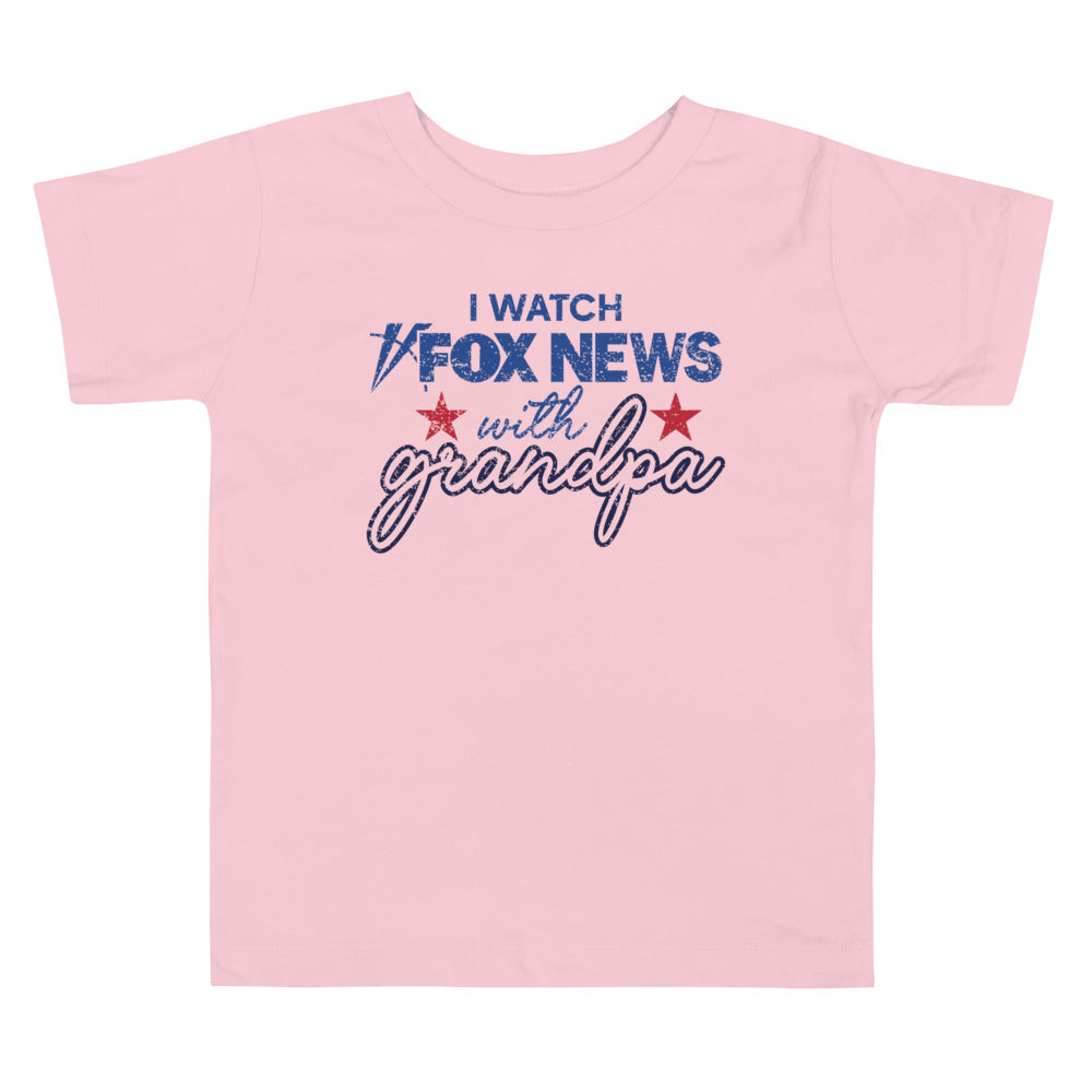 FOX News I Watch with Grandpa Toddler Shirt