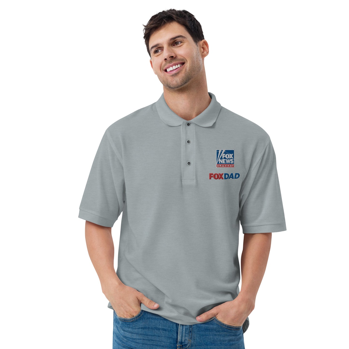 FOX News Dad Embroidered Polo Shirt