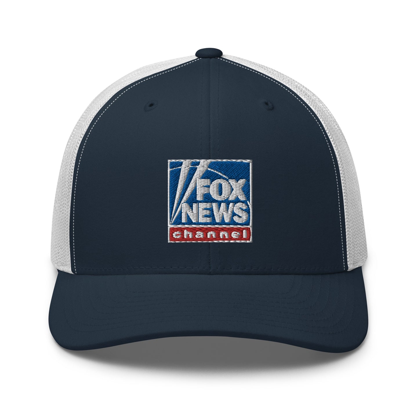 FOX News Logo Embroidered Retro Trucker Hat